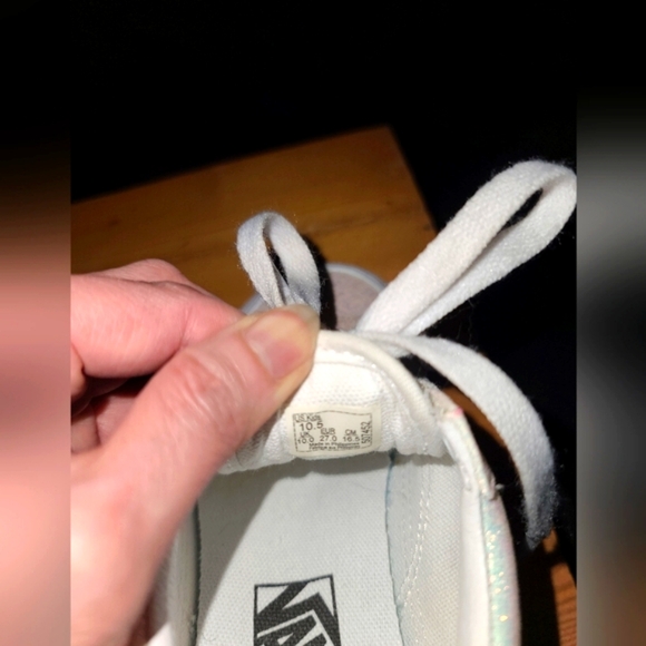 Vans Kids Glitter Sneakers - White - Picture 2 of 7